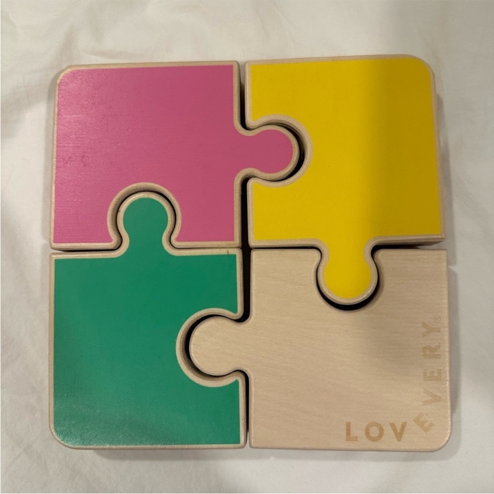 Lovevery Colorful Wooden Puzzle for Kids
